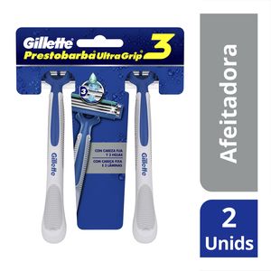 Máquina de Afeitar Gillette Prestobarba Ultragrip 3 x 2 unds