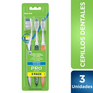 Cepillo Dental Oral B Pro Ondulado Adulto x 3 unds
