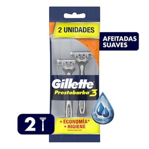 Máquina de Afeitar Gillette Prestobarba 3 x 2 unds
