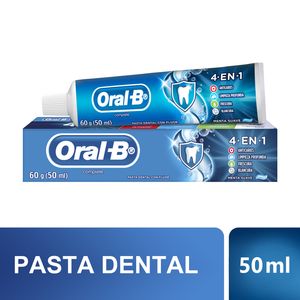Crema Dental Oral B Complete Limpieza Profunda x 50 ml