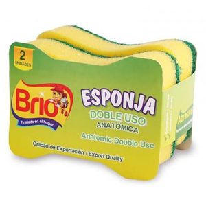 Esponja Brio Doble Uso x 2 unds
