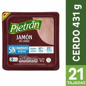 Jamón de Cerdo Pietran x 431 g