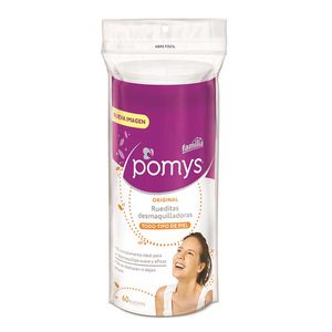 Rueditas Desmaquilladoras Pomys x 60 unds