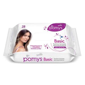 Toallitas Desmaquilladoras Pomys Basic x 28 unds