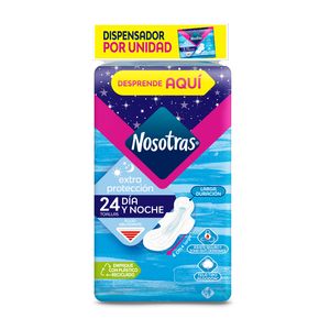 Toallas Higiénicas Nosotras Toallas Nosotras Extra Protección Tela x 24 unds