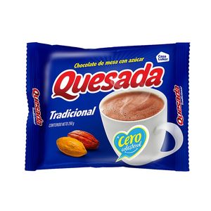 Chocolate de Mesa Quesada con Azúcar x 250 g
