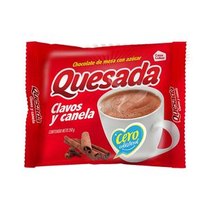 Chocolate de Mesa Quesada Clavo/Canela x 250 g