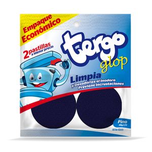 Ambientador Tergo Glop Pino Pastilla 2 unds x 48 g c/u