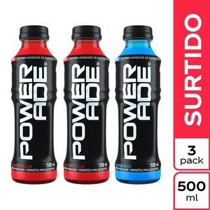 Bebida Hidratante Powerade Pague 2. Lleve 3 unds x 500 ml c/u.
