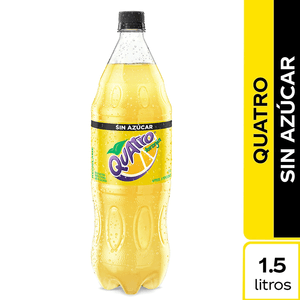 Gaseosa Quatro Toronja sin Azúcar x 1.5 L
