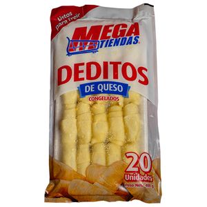 Deditos de Queso Megatiendas 20 unds x 20 g c/u