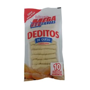 Deditos de Queso Megatiendas 10 unds x 30 g c/u
