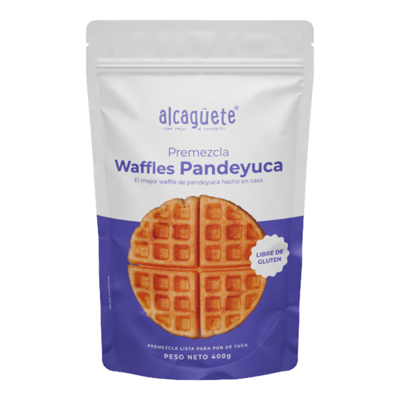 Premezcla Alcaguete Waffles Pan Yuca x 400 g Megatiendas