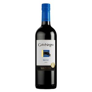 Vino Tinto Gato Negro Merlot x 750 ml