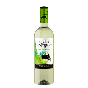 Vino Blanco Gato Negro Semi Sweet x 750 ml