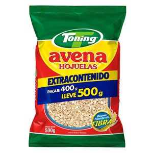 Avena en Hojuela Toning Extra Contenido x 400 g