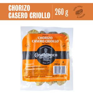 Chorizo Casablanca Casera Criollo x 260 g