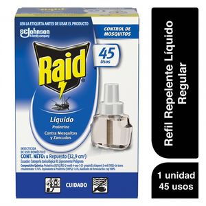Insecticida Líquido Raid 45 noches x 32.9 ml