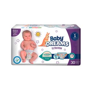 Pañal Baby Dreams Ultratrim P x 30 unds