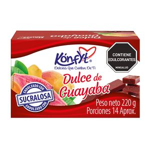 Bocadillo Konfyt Guayaba sin Azúcar x 220 g