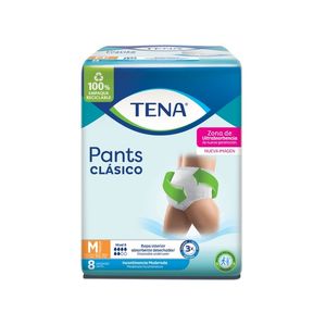 Pañal Tena Pants Clásico Medium x 8 unds