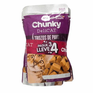 Alimento Chunky Delicat x 80 g pague 3 lleve 4