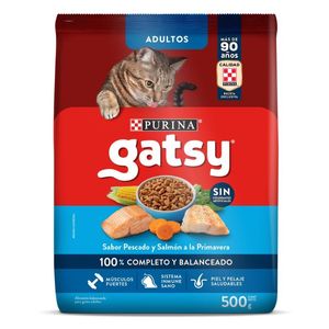 Alimento Gatsy Pescado y Salmón x 500 g