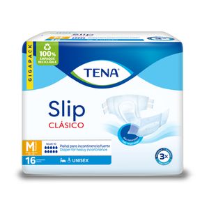 Pañal Tena Slip Clásico Tamaño M x 16 unds