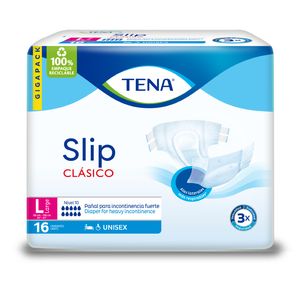 Pañal Tena Slip Clásico Tamaño L x 16 unds