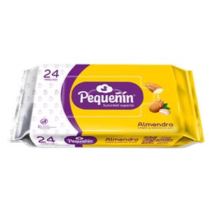 Toallitas Húmedas Pequeñin  Almendra x 24 unds