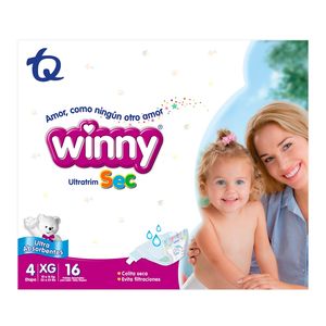 Pañal Winny Sec Etapa 4 x 16 unds