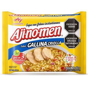 Sopa Instantánea Fideos y Gallina Criolla x 80 g