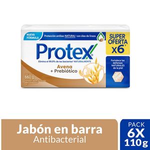 Jabón de Tocador Protex Avena 6 unds x 110 g c/u