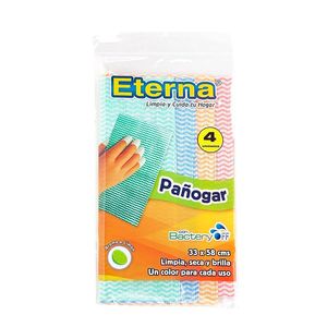 Paño Absorbente Eterna Antibacterial Limón x 4 unds
