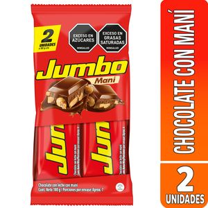 Chocolate Jumbo Mani 2 unds x 90 g c/u