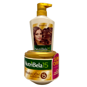 Shampoo Nutribela + Tratamiento Rep15 x 400 ml