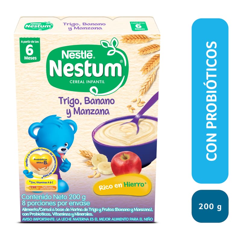 Cereal Infantil Nestum Trigo y Frutas x 200 g Supermercado