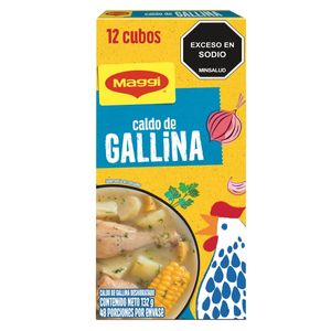 Caldo de Gallina Maggi Cubo 12 unds x 11 g c/u