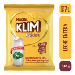 Leche en Polvo Klim Clásica Fortificada x 840 g