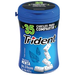 Chicle Trident Menta Sin Azúcar x 455 g