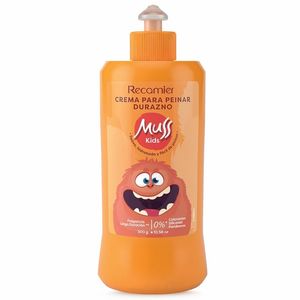 Crema Para Peinar Muss Kids Mandarina Durazno x 300 ml