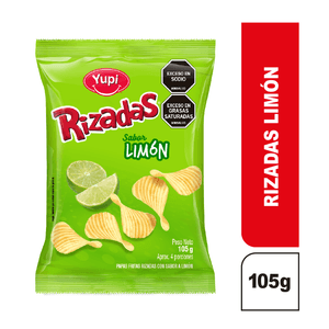 Papas Rizadas Limón x 105 gr
