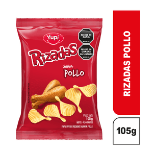 Papas Rizadas Yupi de Pollo x 105 g