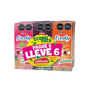Jugo Freski Surtido 5 unds x 200 ml c/u. Pague 5. Lleve 6 unds