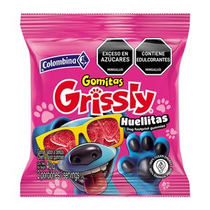 Gomas Grizzly Huellitas x 40 g