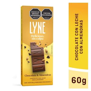 Chocolate Choco Lyne Leche con Almendra x 60 g