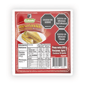 Queso Colanta Americano Tajado x 250 g