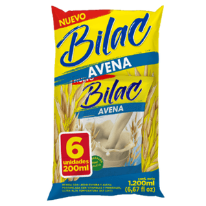 Avena Bilac Bolsa 6 unds x 200 ml c/u