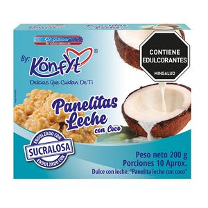 Panelitas Konfyt Leche con Coco x 200 g