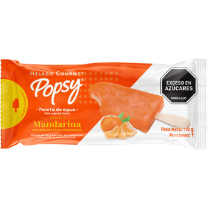 Paleta de Agua Popsy Mandarina Nieve x 110 g
